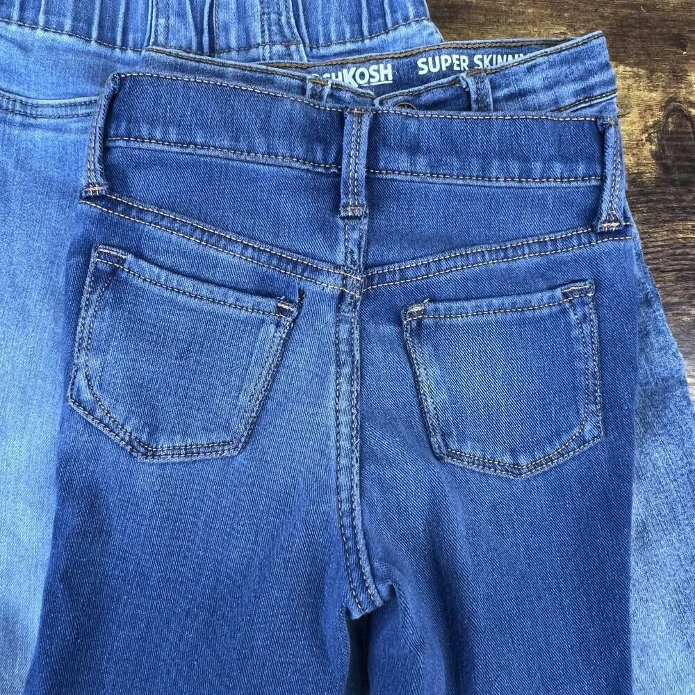 Kids Jeans Lot of 3 (2 4A + 1 5A)OshKosh B'Gosh and Old Navy